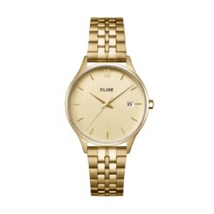 Minuit Date Full Gold Link Watch