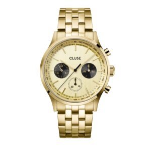 Antheor Multifunction Full Gold Link Watch