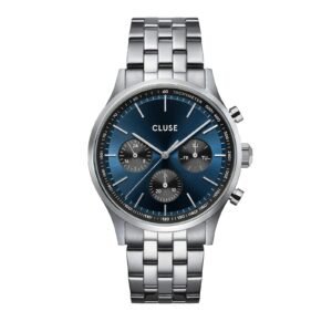 Antheor Silver Link / Blue Jelly Watch