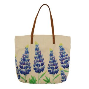 Cott N Curls Bluebonnets Tote Designed by Amber Teal