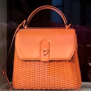 Classic Structured Leather Crossbody Bag
