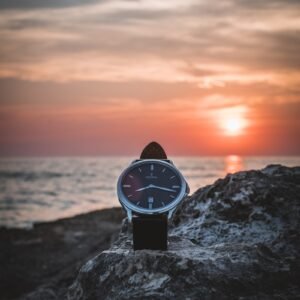 Contemporary Square Dial Dress Watch